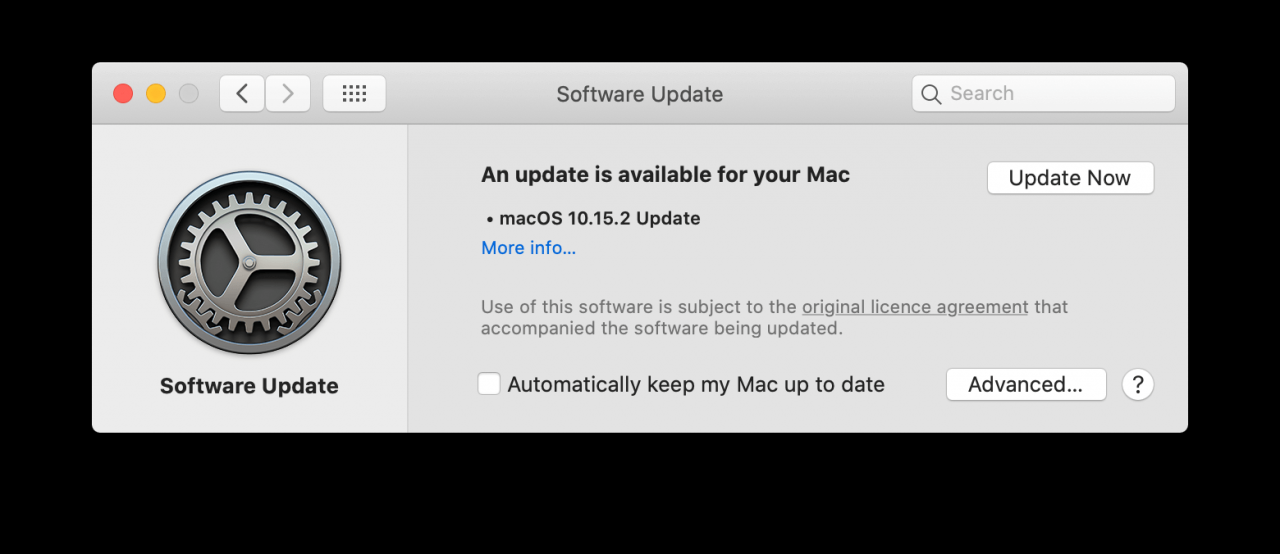 mac is running slow update macos