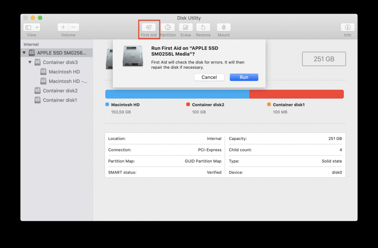 macbook slow check startup disk