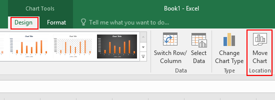 Comment déplacer un graphique dans Microsoft Excel