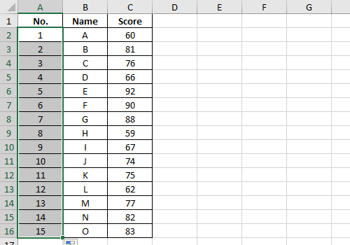 Comment créer une séquence continue dans Microsoft Excel