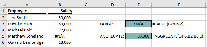 AGGREGATE - LARGE - Exemple 1