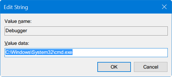 exécuter n'importe quel programme à partir de l'écran de connexion Windows 10 pic5