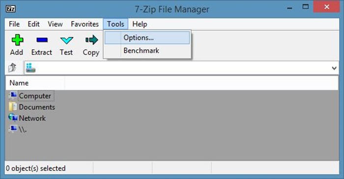 Supprimer 7-zip du menu contextuel de Windows étape 1