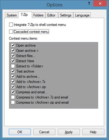 Supprimer 7-zip du menu contextuel de Windows étape 2