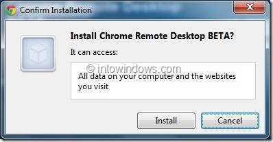 utiliser Chrome Remote Desktop step2
