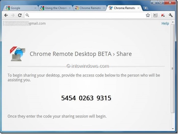 utiliser Chrome Remote Desktop step7