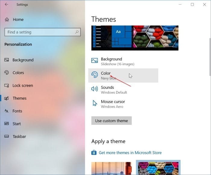 emplacement des thèmes dans Windows 10 pic6