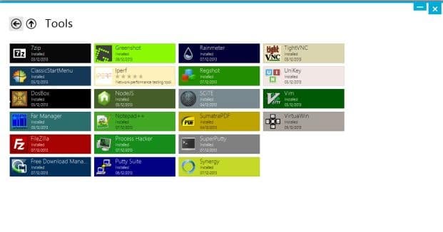 RT Desktop Store installe les programmes de bureau dans l'image Windows 5 RT
