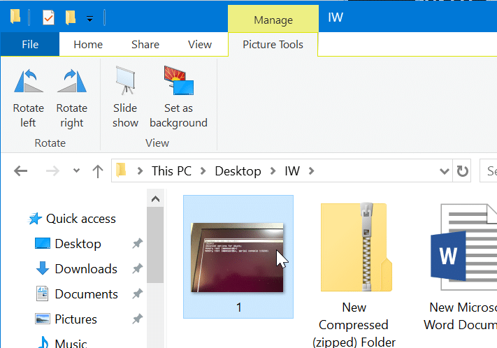 Trucs et astuces de l'explorateur de fichiers Windows 10 pic6
