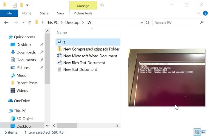 Trucs et astuces de l'explorateur de fichiers Windows 10 pic9