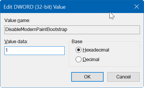 activer le programme de peinture classique dans Windows 10 Creators Update pic05