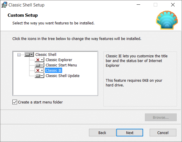 Changer le bouton Démarrer dans Windows 10