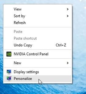Changer le thème du bureau par défaut dans Windows 10