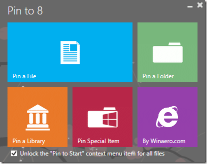 Épingler des dossiers à la barre des tâches dans la méthode 1 de Windows 8.1
