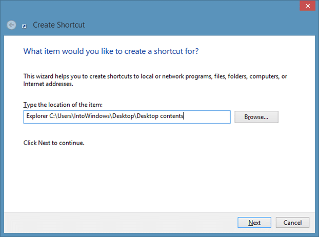 Épingler des dossiers à la barre des tâches dans Windows 8.1 Method2 Step3