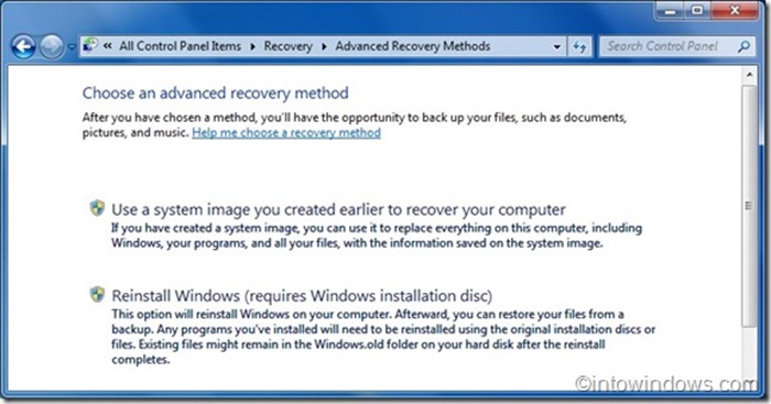 Réinstaller Windows 7 sans clé de produit étape 4
