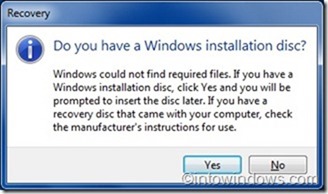 Réinstallez Windows 7 sans l'étape 5 de la clé de produit