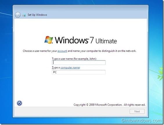 Réinstallez Windows 7 sans passer la clé de produit 11