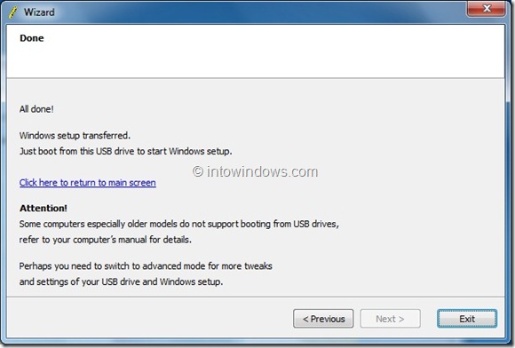 Créer une clé USB amorçable pour Windows 8 étape 6