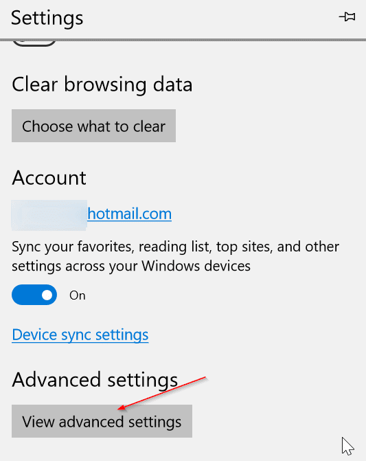 faire en sorte que le navigateur Edge enregistre les mots de passe dans Windows 10 pic2
