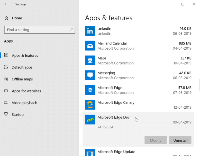 installer Microsoft Edge sur Windows 10 pic4