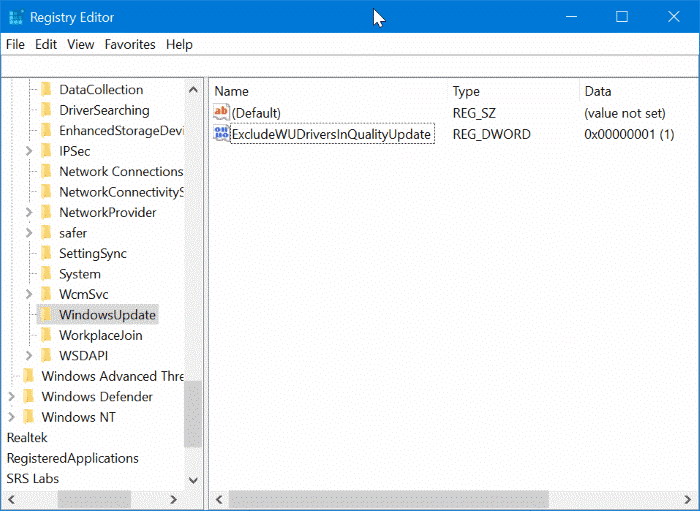 modifier les paramètres de mise à jour de Windows 10 pic6