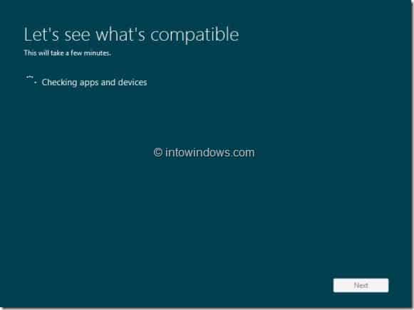 Mettez à niveau Windows 7 vers Windows 8 Étape 1