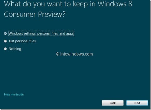 Mettre à niveau Windows 7 vers Windows 8 étape 7