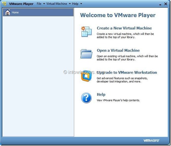 Installez Windows 8 sur VMware Player 4 Étape 3