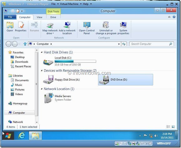 vmware pour Windows 8