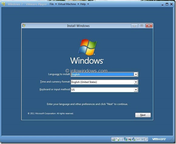 installer Windows 8 sur vmware (FILEminimizer)