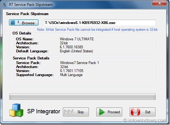 Slipstream Windows 7 SP1 vers Windows 7 DVD ISO step12