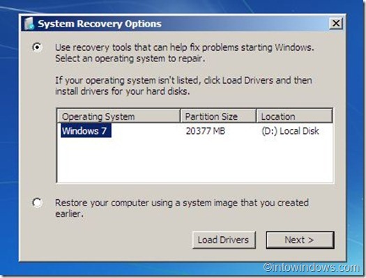 Sauvegarde des données sans démarrer sous Windows Step5