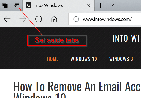 éviter de fermer accidentellement les onglets dans le navigateur Edge dans Windows 10 pic3