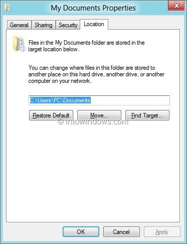 Sauvegarder automatiquement le dossier de mes documents sur SkyDrive Étape 1