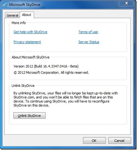 Changer l'emplacement par défaut du client SkyDrive dans Windows
