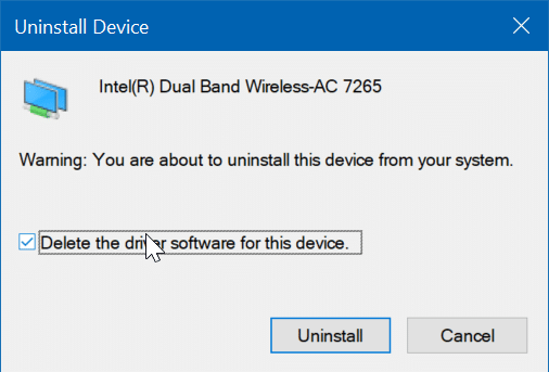 réinstaller le pilote Wi-Fi dans Windows 10 pic6