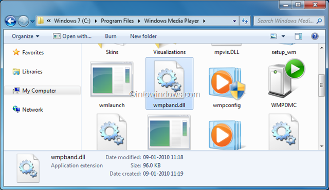 Activer la barre d'outils de la barre des tâches de Windows Media Player 12 dans Windows 7 pic1