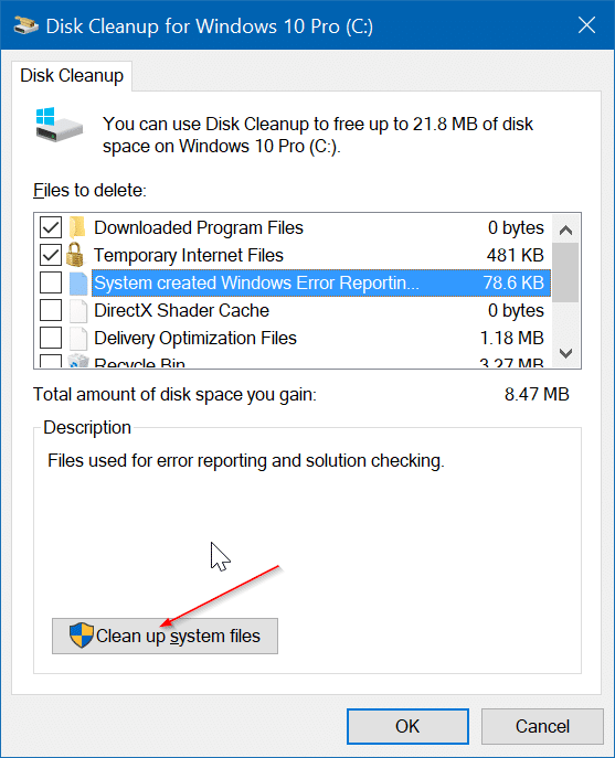 Supprimez $ windows.  ~ BT et $ Windows.  ~ Dossiers WS dans Windows 10 pic2