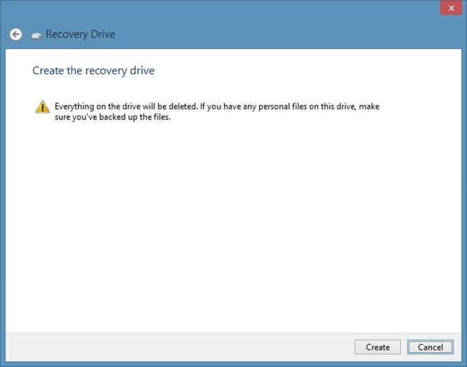 Supprimer la partition de récupération dans Windows 8 Step3