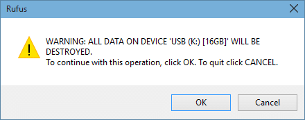 USB amorçable Windows 10 à partir du fichier esd step56