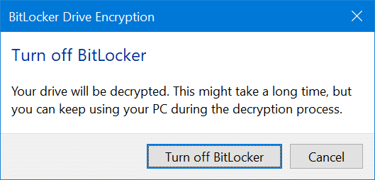 mot de passe protéger les clés USB dans Windows 10 pic12