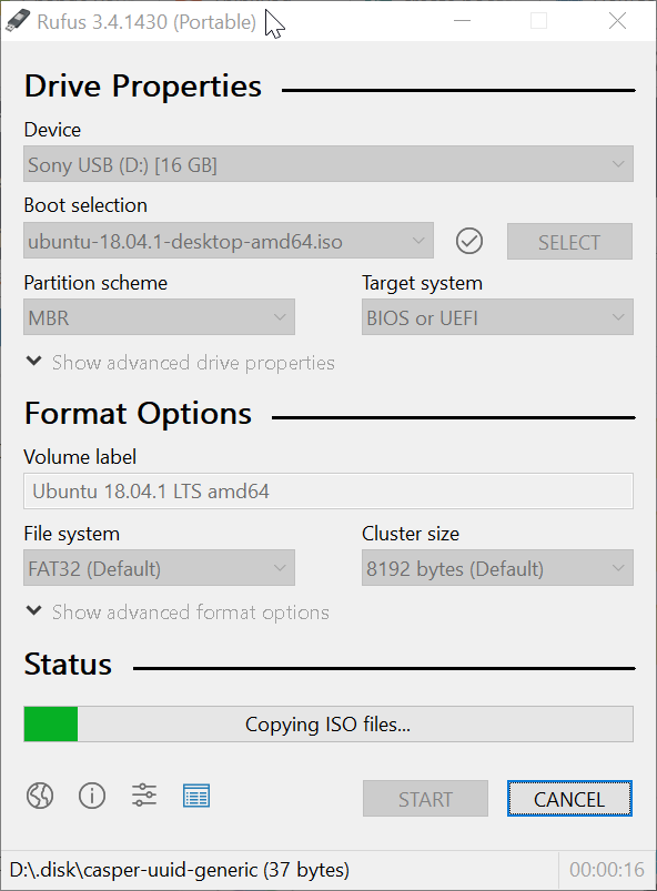 Créer une clé USB amorçable Ubuntu sur Windows 10 pic5