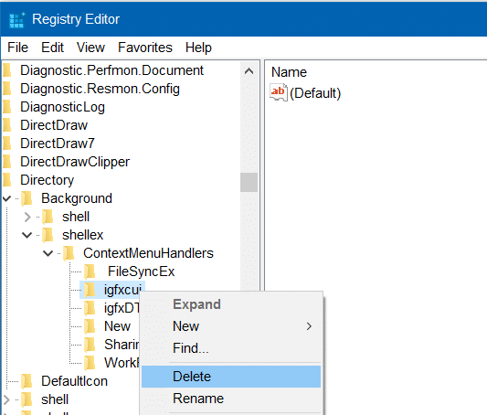correction du menu contextuel du bureau lent dans Windows 10 étape 5