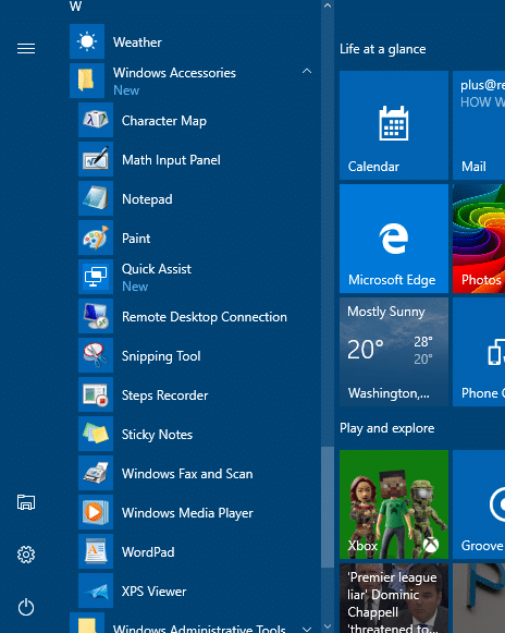 Internet Explorer manquant dans Windows 10 pic2