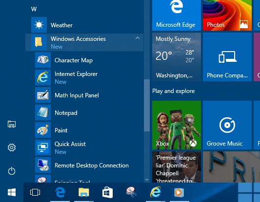 Internet Explorer manquant dans Windows 10 pic10