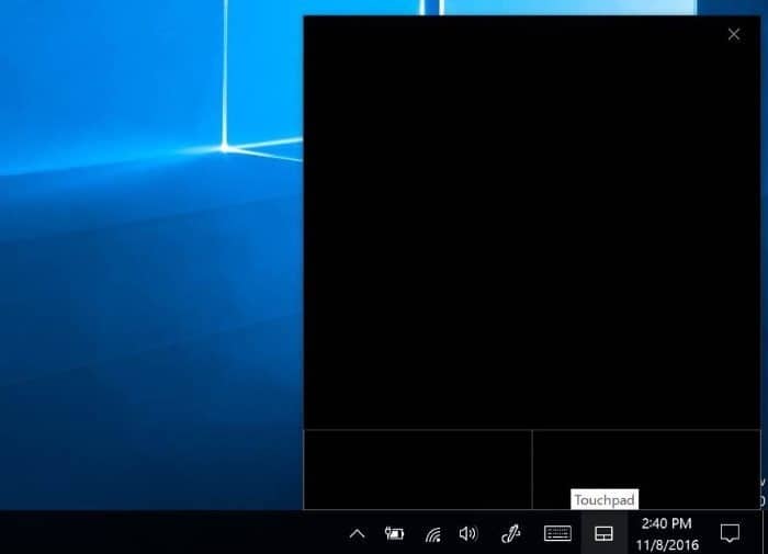 activer et personnaliser le pavé tactile virtuel dans Windows 10 pic1