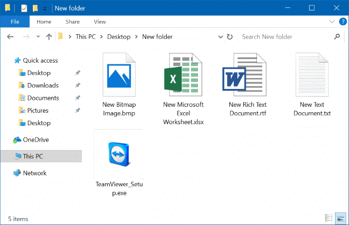afficher ou masquer les extensions avec les noms de fichiers dans l'explorateur de fichiers Windows 10 pic01