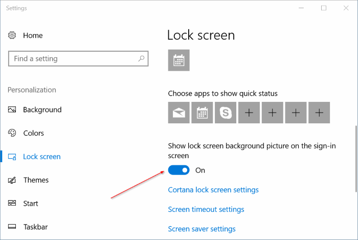 changer automatiquement l'image d'arrière-plan de l'écran de verrouillage dans Windows 10 pic2