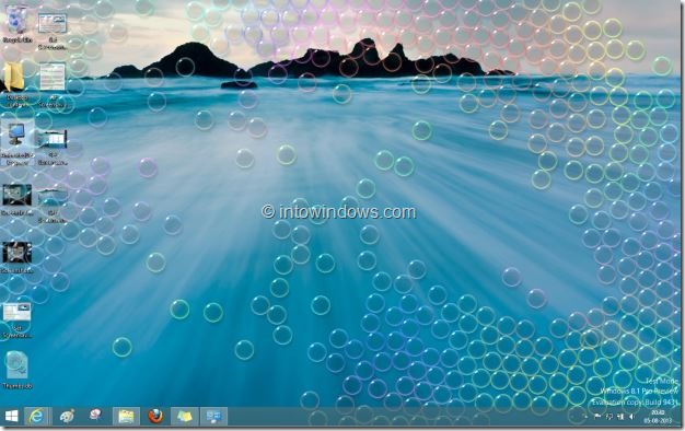 Définissez l'économiseur d'écran comme arrière-plan de votre bureau dans Windows Picture66